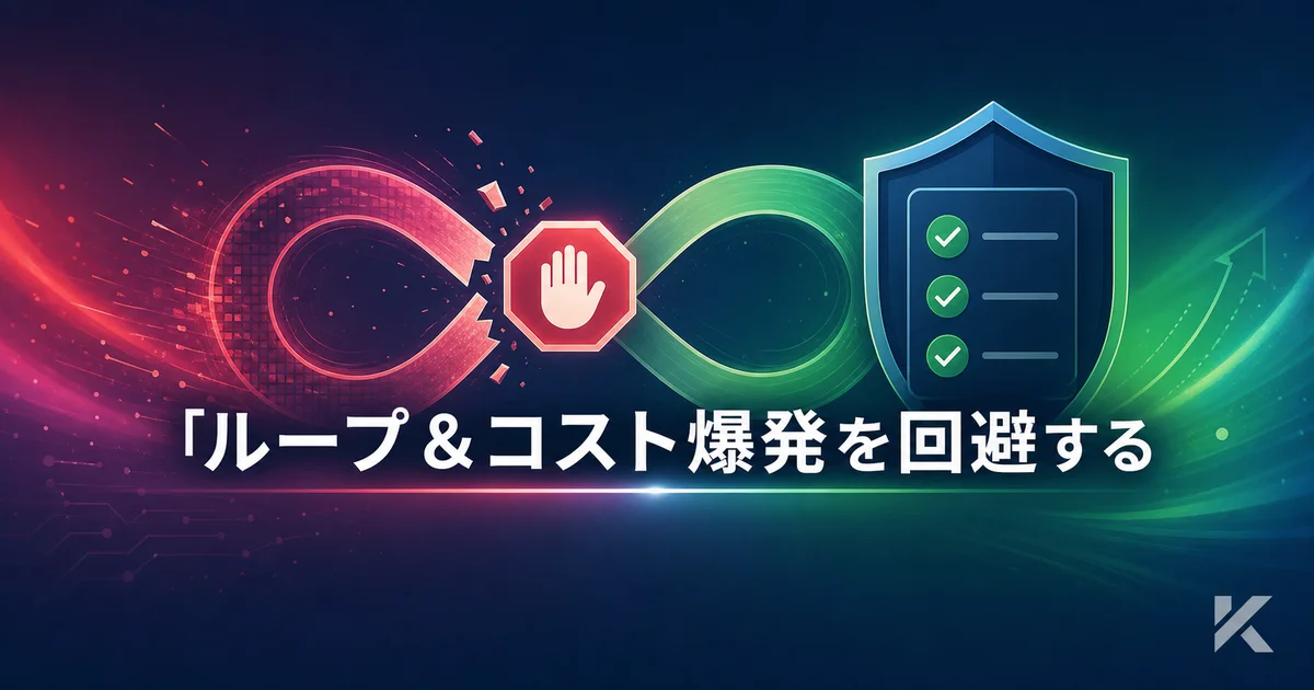 Claude Code 自律実行のループ＆コスト爆発を回避する5つのルール【リスク管理チェックリスト】